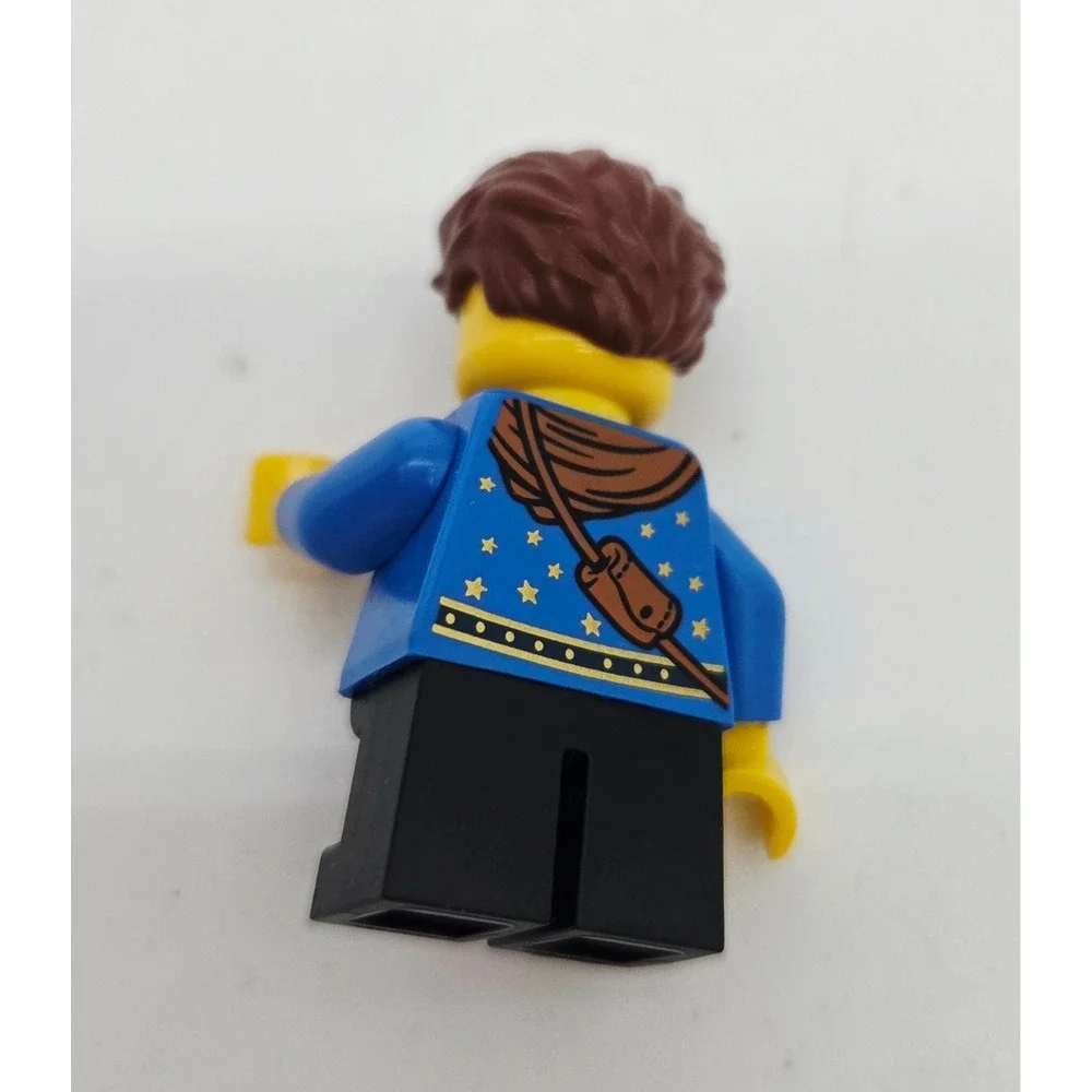 Male‎ Boy Lego minifigure wizard top. mixed head/pants black surprise